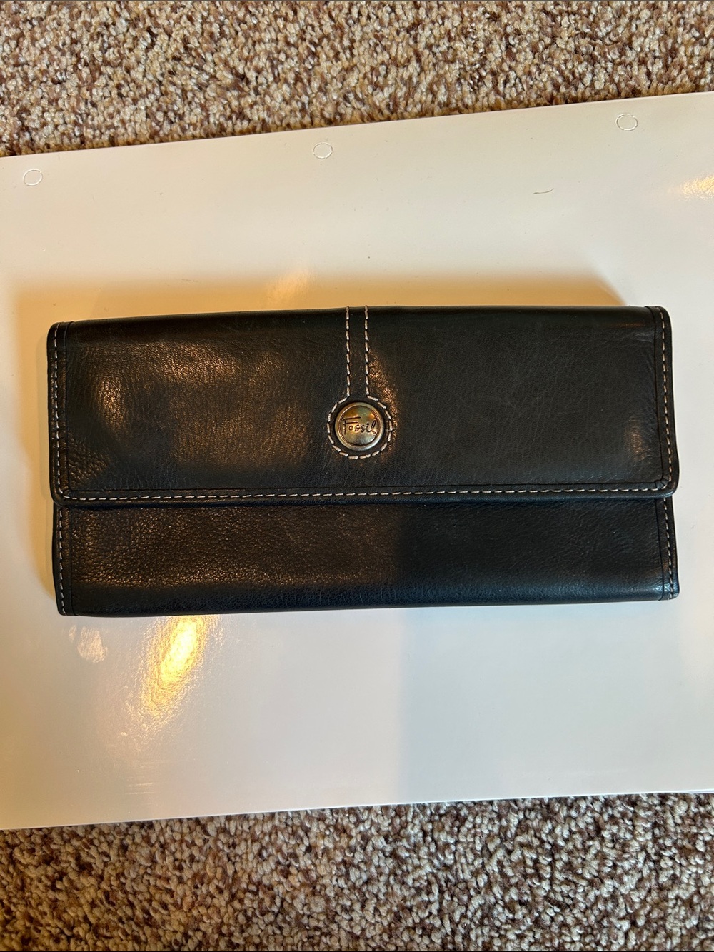 Fossil Black Leather Wallet